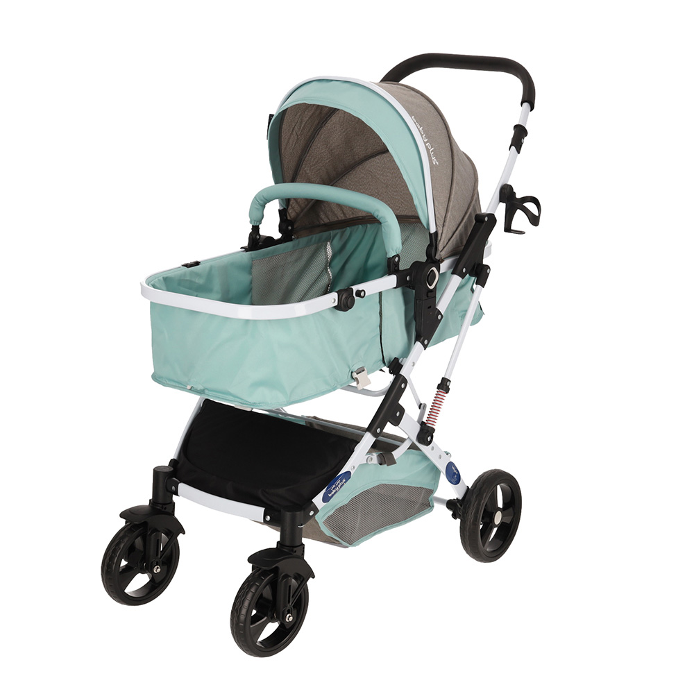 Baby Plus - Multifunctional Luxury Foldable Lightweight Baby Stroller - Green