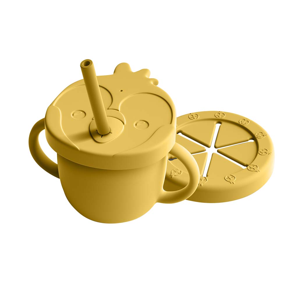 Bimbly - 4-in-1 Silicone Feeding Set - Yellow