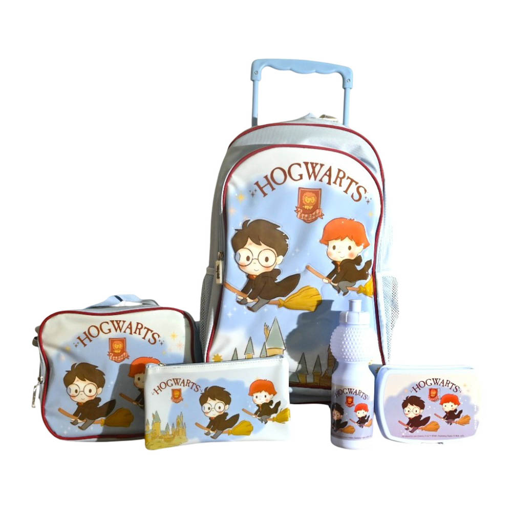 Hollywood Magic - Harry Potter 5-In-1 Trolleybag With Lunchbag, Pencilcase, Lunchbox And Water Bottle