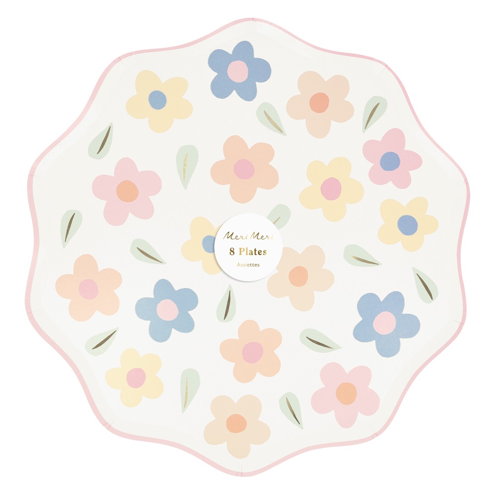 Meri Meri - Happy Flowers Dinner Plates