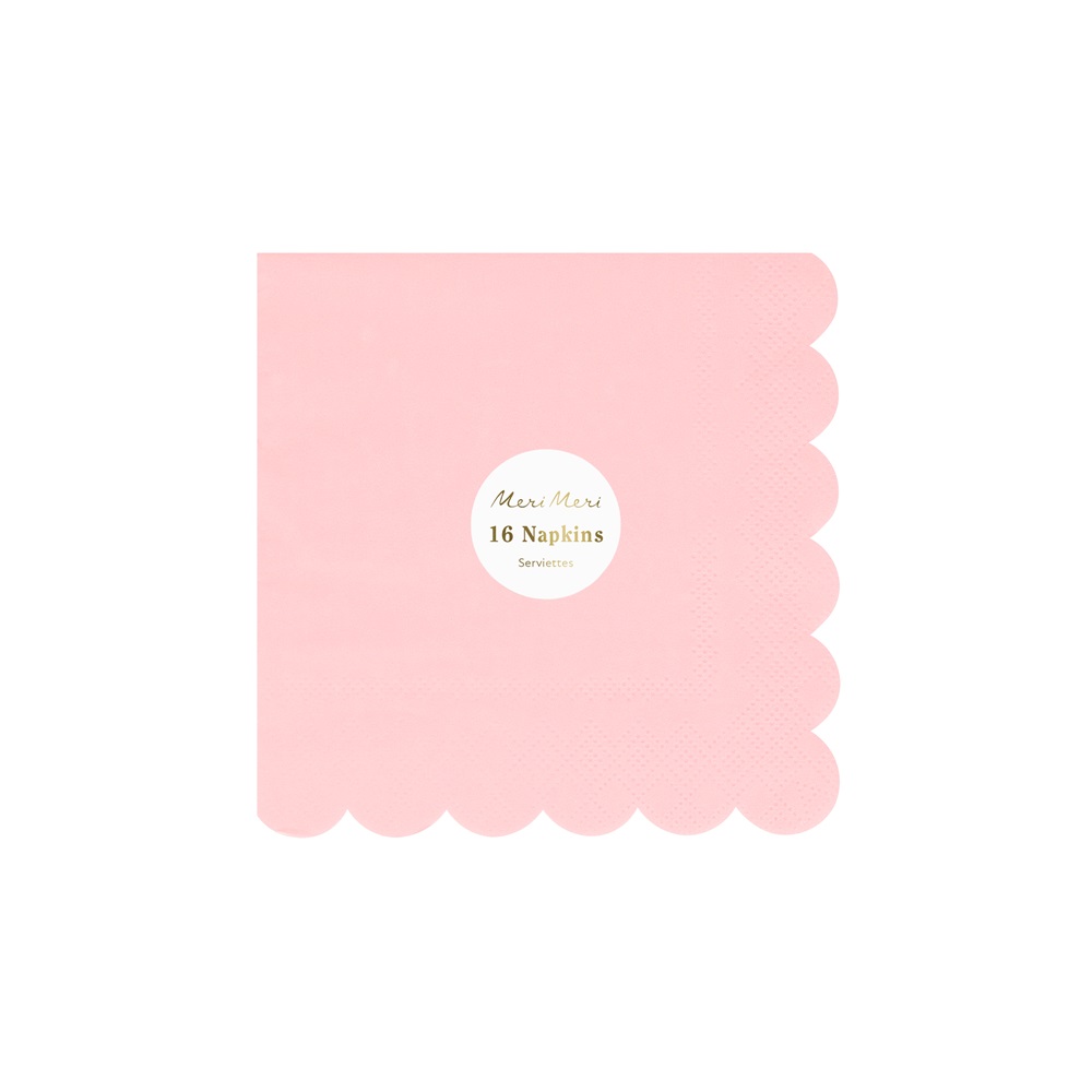 Meri Meri - Small Napkins - Cotton Candy Pink - Pack of 16