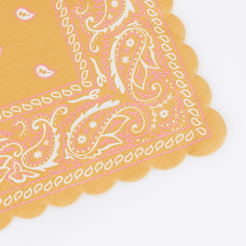 Meri Meri - Western Bandana Small Napkins