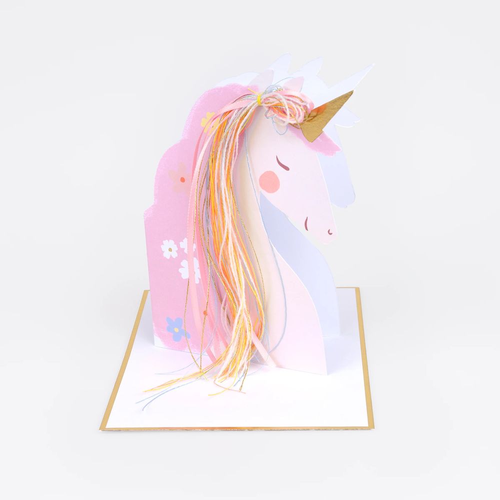 Meri Meri - Unicorn Birthday Card