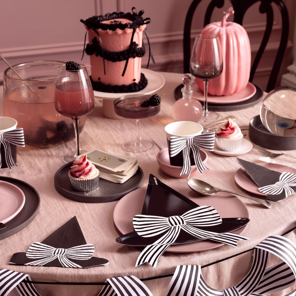 ميري ميري - مناديل ورقية ثلاثية المستويات - قبعة ساحرة - أسود - 16 منديل