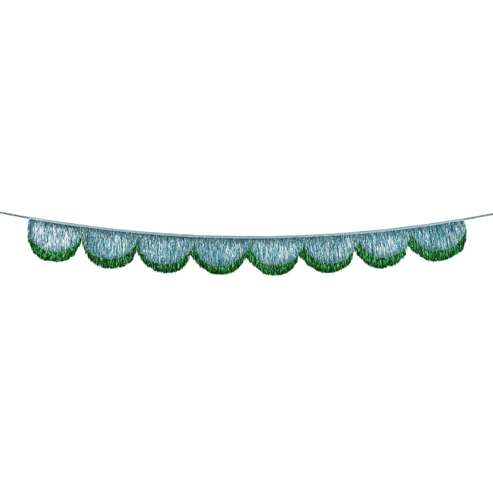 Meri Meri Tinsel Scallop Garland - 6 ft
