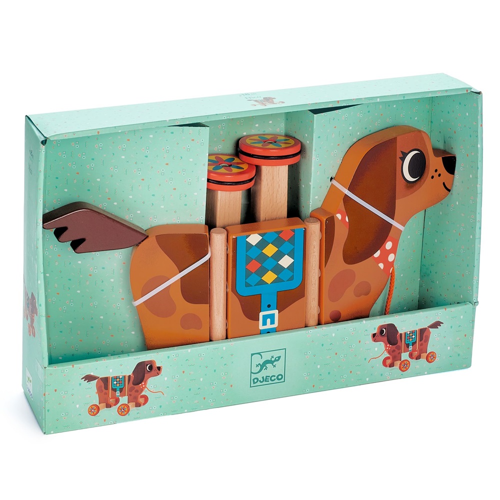 Djeco - Nico Pull Along Wooden Toy