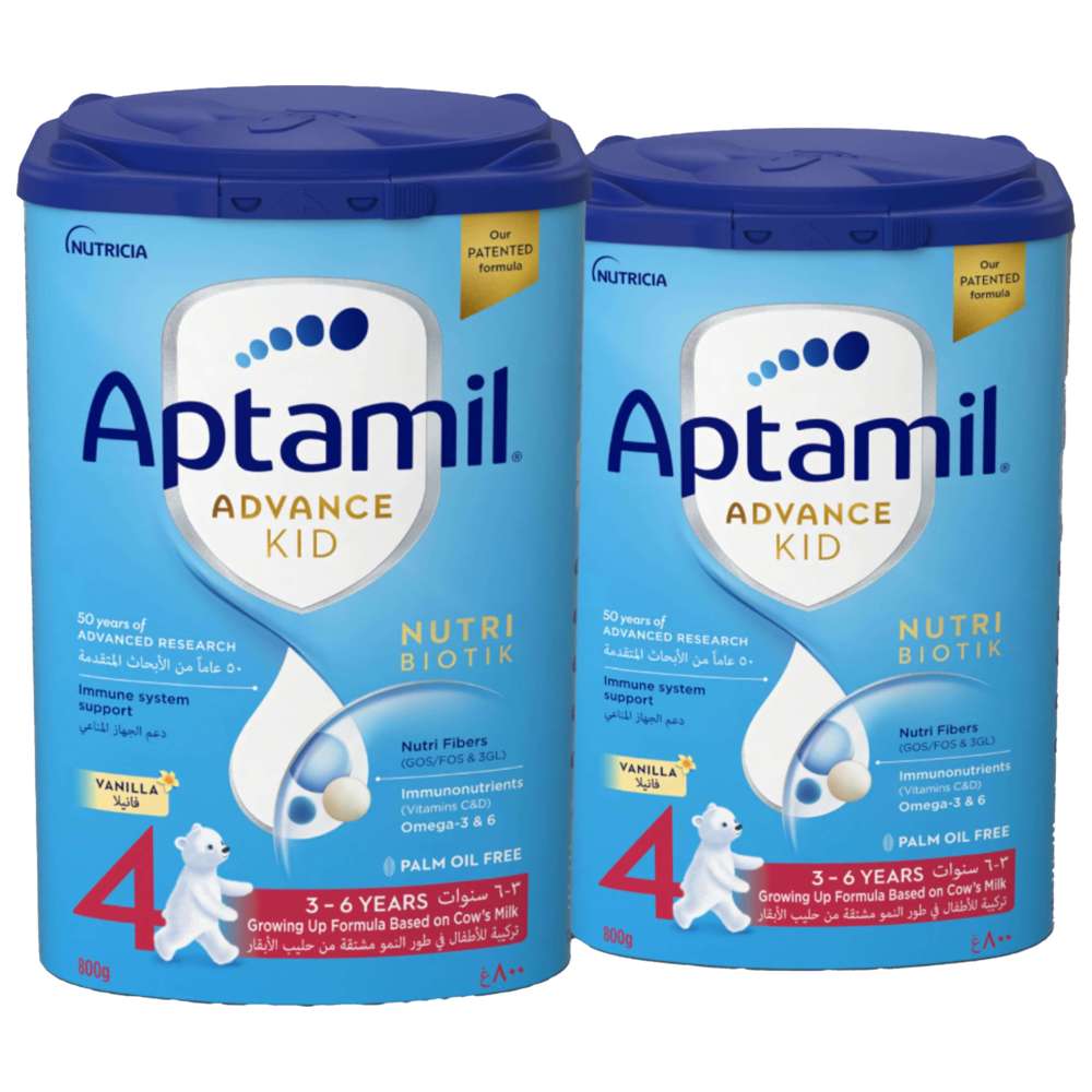 Aptamil - Palm Oil Free Advance Kid 4 Milk Formula - 800 g - Pack of 2