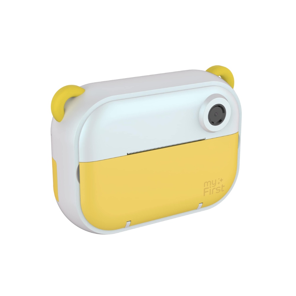 ماي فيرست - كاميرا إنستا وي مع طابعة وملصقات - أصفر - 12 ميجا بكسل