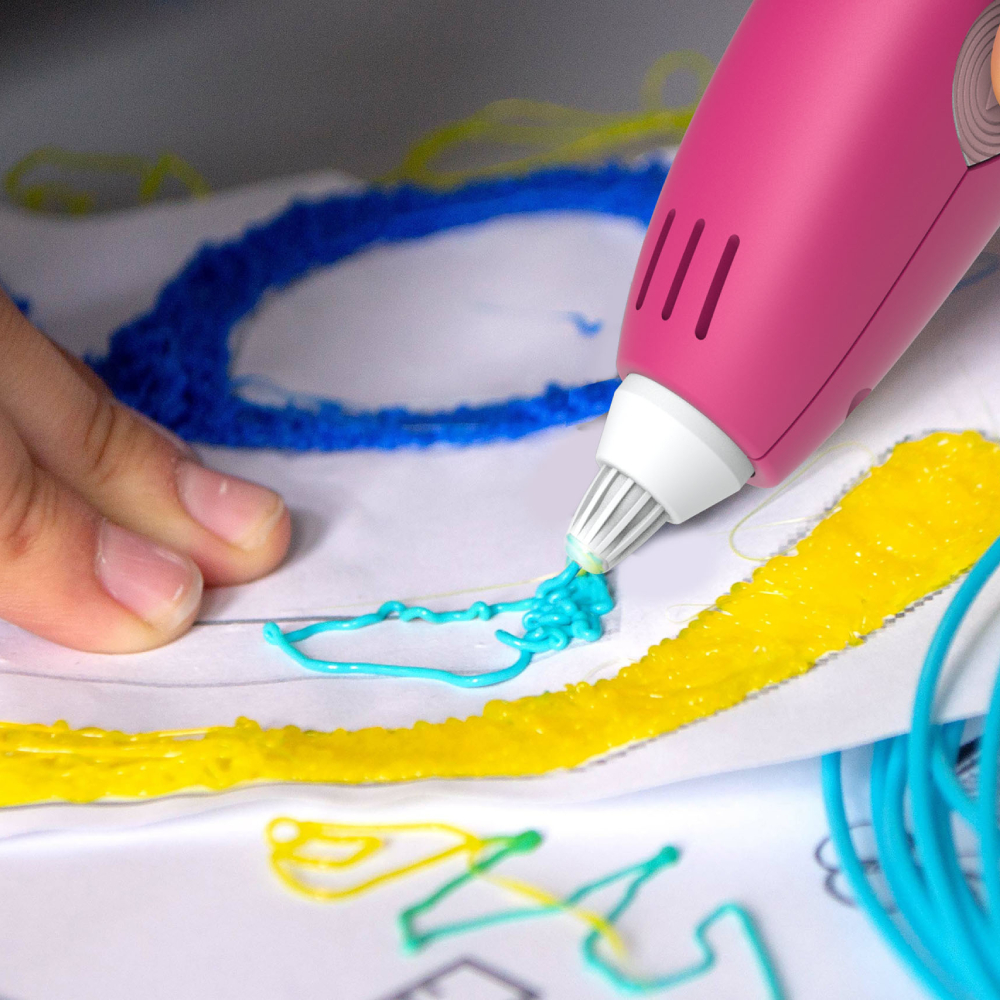 ماي فيرست - مجموعة قلم ثلاثي الأبعاد للمبتدئين - زهري