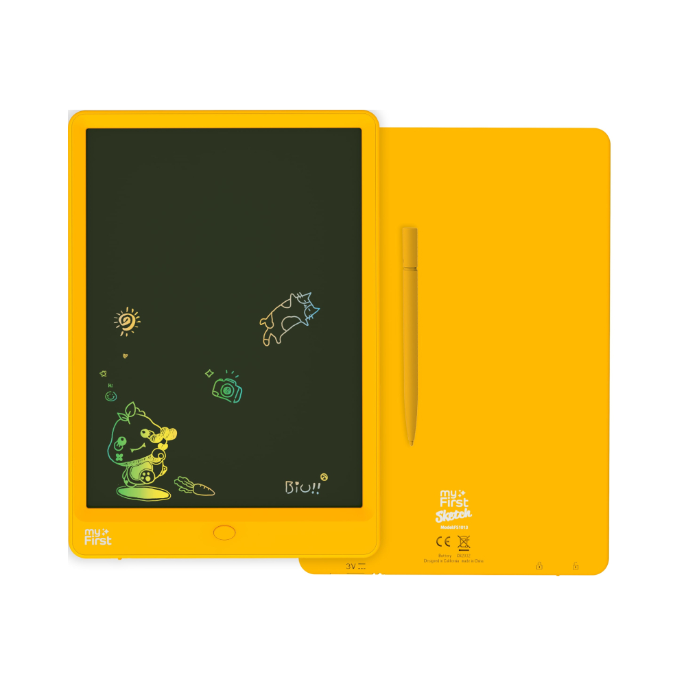 ماي فيرست - لوح كتابة أل سي دي سكتش - 10 إنش - أصفر