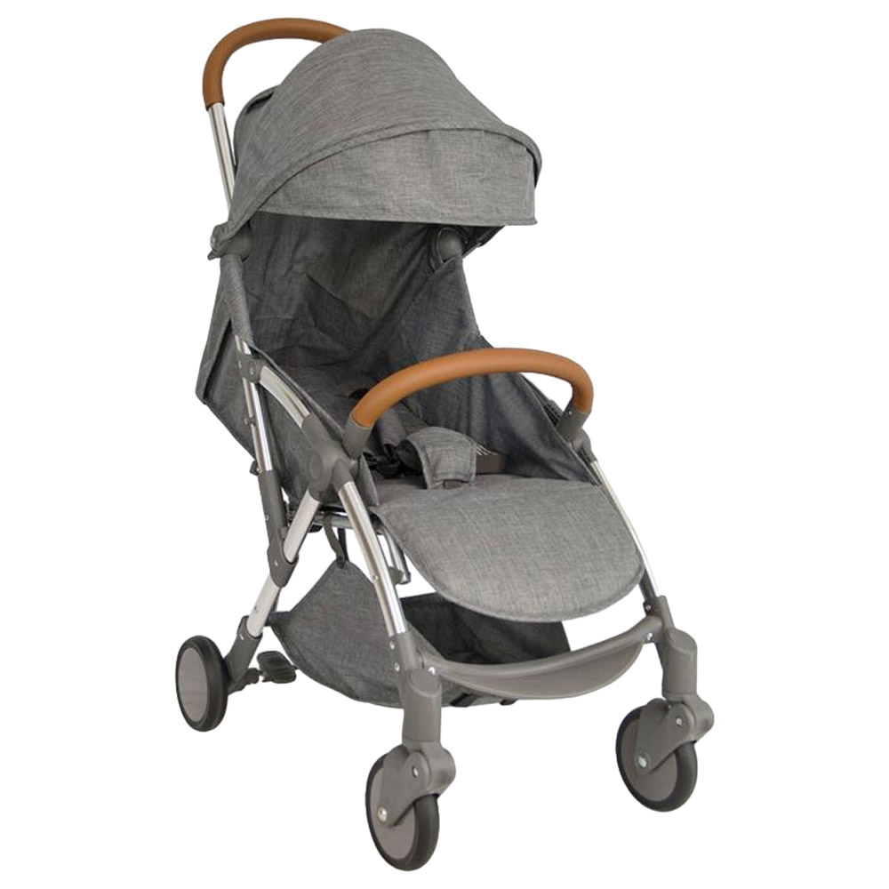 بيبي دريم - عربية الأطفال سكاي قابلة للطي - رمادي