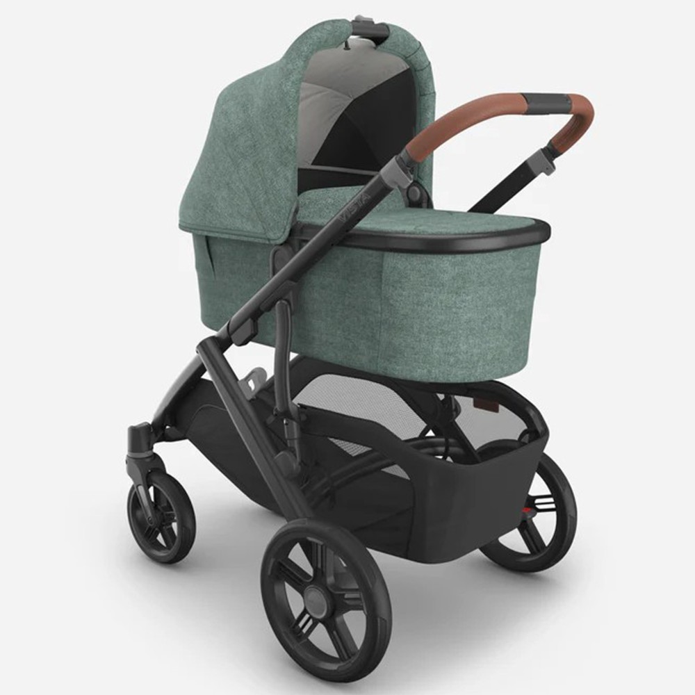 Uppababy - Vista V3 Stroller With Bassinet - Gwen Green Melange