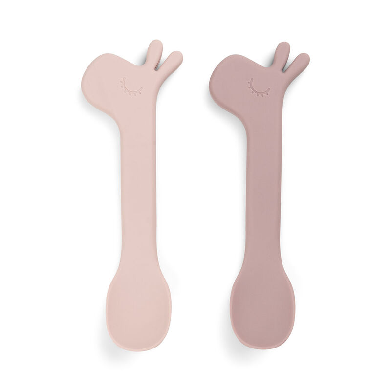 Done By Deer - Silicone Spoon - Pack of 2 - Lalee - Powder