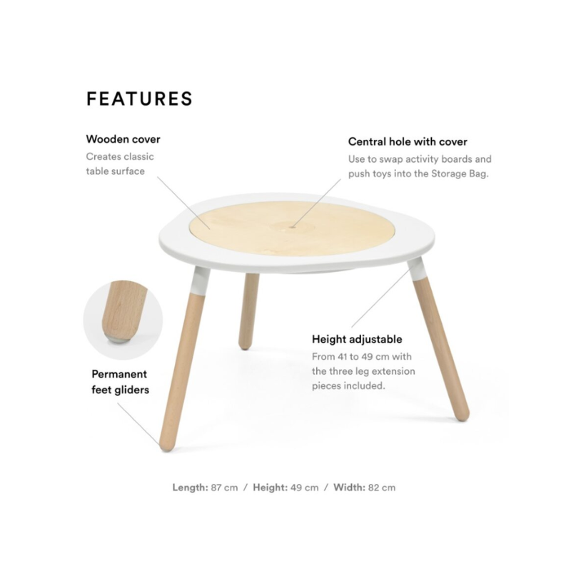Stokke Mutable Kids Table V2 White