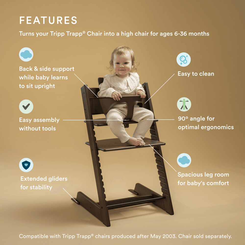 ستوك - طقم بيبي لكرسي الطعام للأطفال تريب تراب - متعدد الألوان