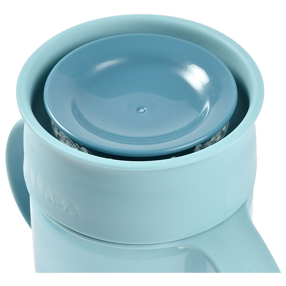 بيبا - كوب تعليمي 360 درجة - أزرق - 340 مل