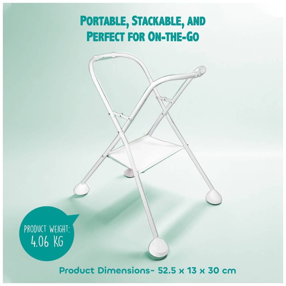 Beaba - Baby Bath Camele'O Foot Support - Light White