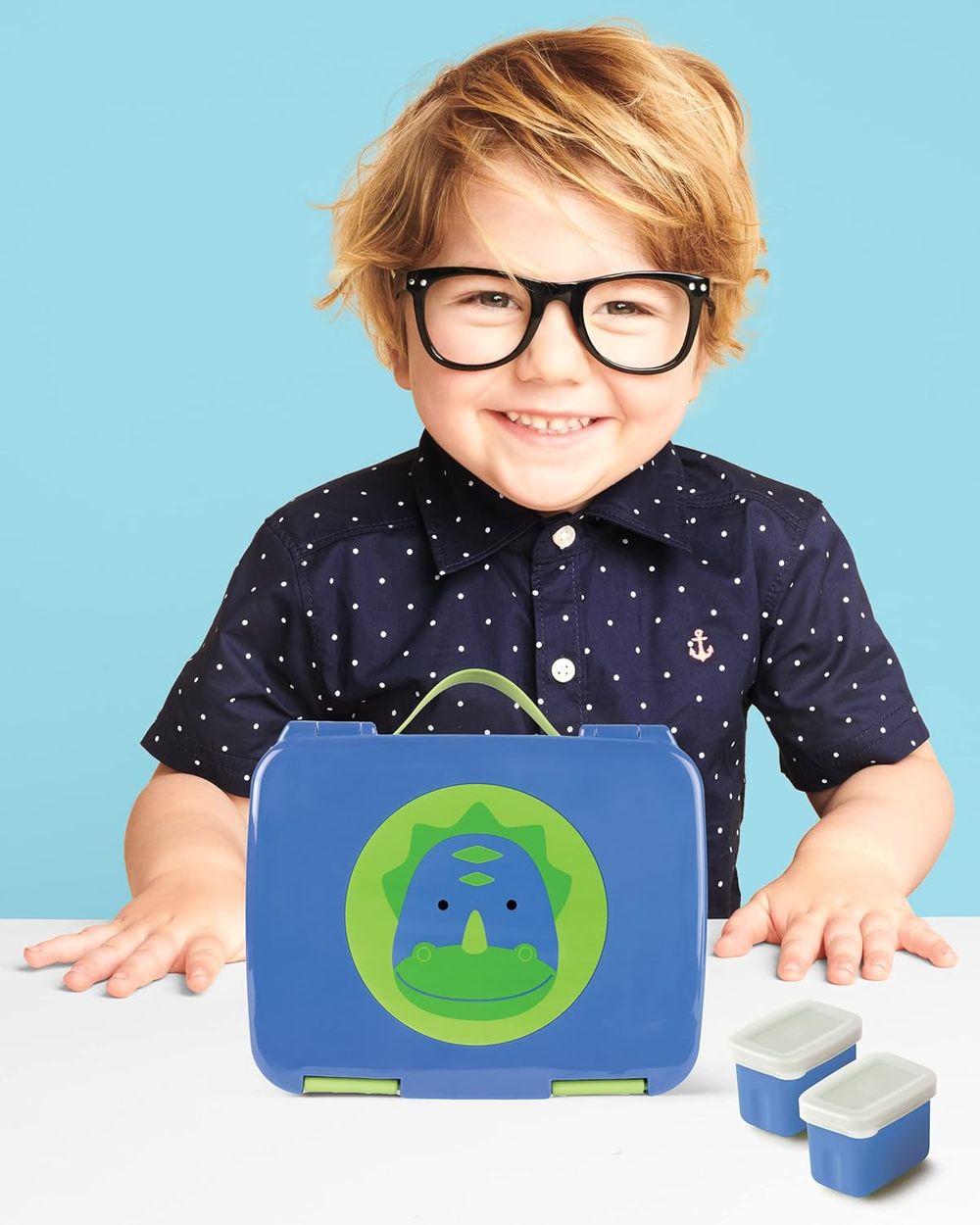 سكيب هوب - صندوق غداء بينتو سبارك ستايل بقسمين - قطار