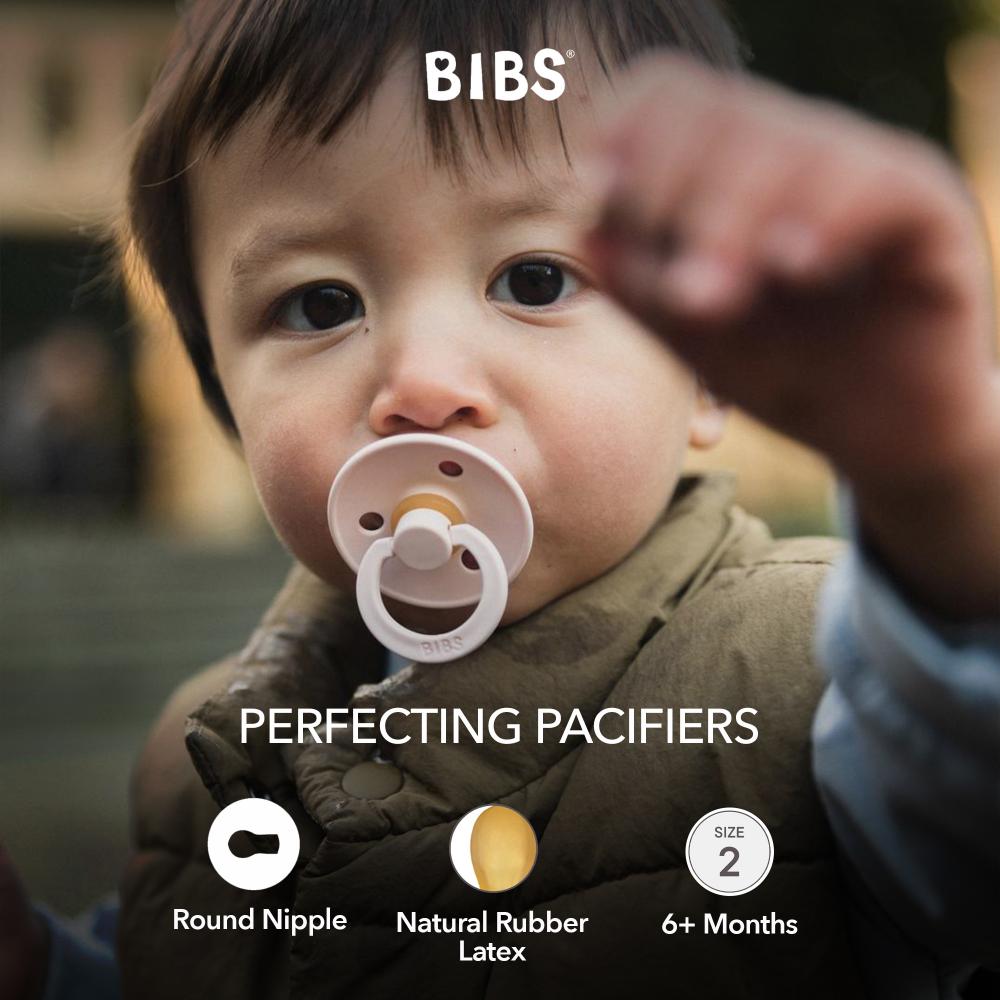 بيبز - مجموعة لهايات كولور لاتكس دائرية - عدد 4 - حجم 2 - عاجي ووردي خدود وودتشاك