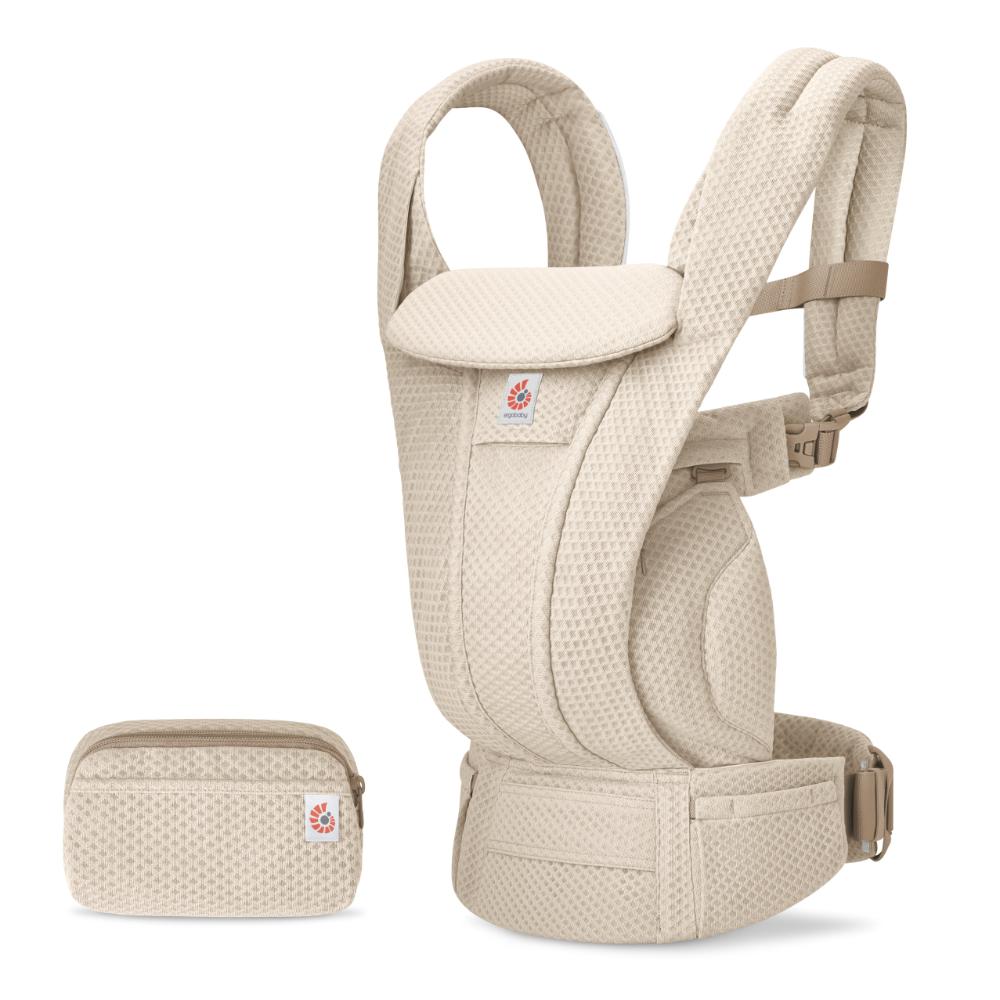 Ergobaby Omni Deluxe Mesh Newborn Baby Carrier - Natural Beige