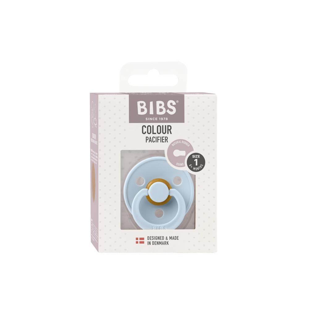 Bibs - Colour Pacifier - Size 1 - Baby Blue