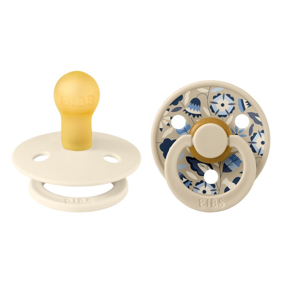 Bibs - Liberty Colour Bobo Pacifier - Size 2 - Ivory Mix - 2 Pcs