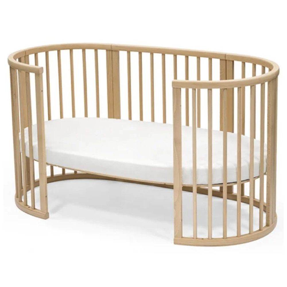 Stokke - Sleepi Bed & Mattress With Sheet - White/Natural