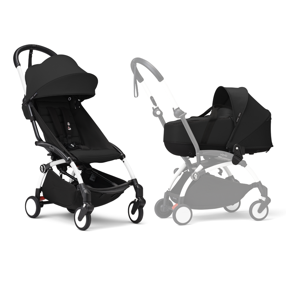 Stokke - Yoyo3 Stroller Frame, Newborn & 6 Plus Color Pack Bundle - Multicolor