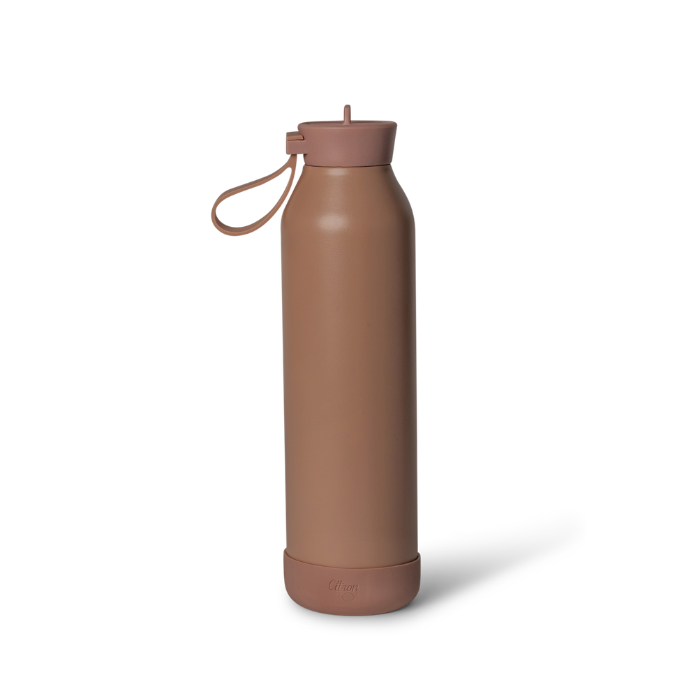 Citron - Stainless Steel Water Bottle - Brown - 750ml