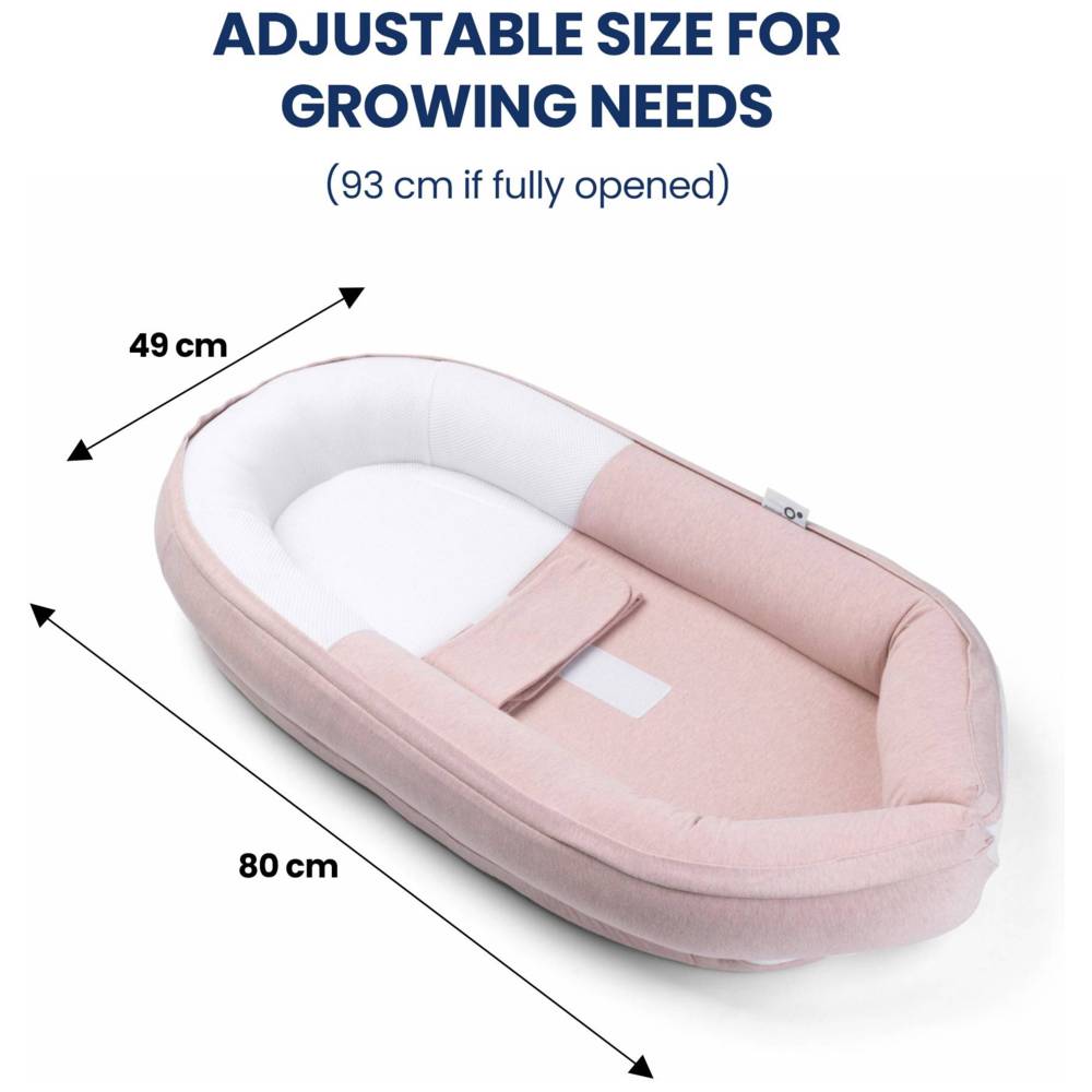 Doomoo Cocoon Baby Nest - Chine Pink