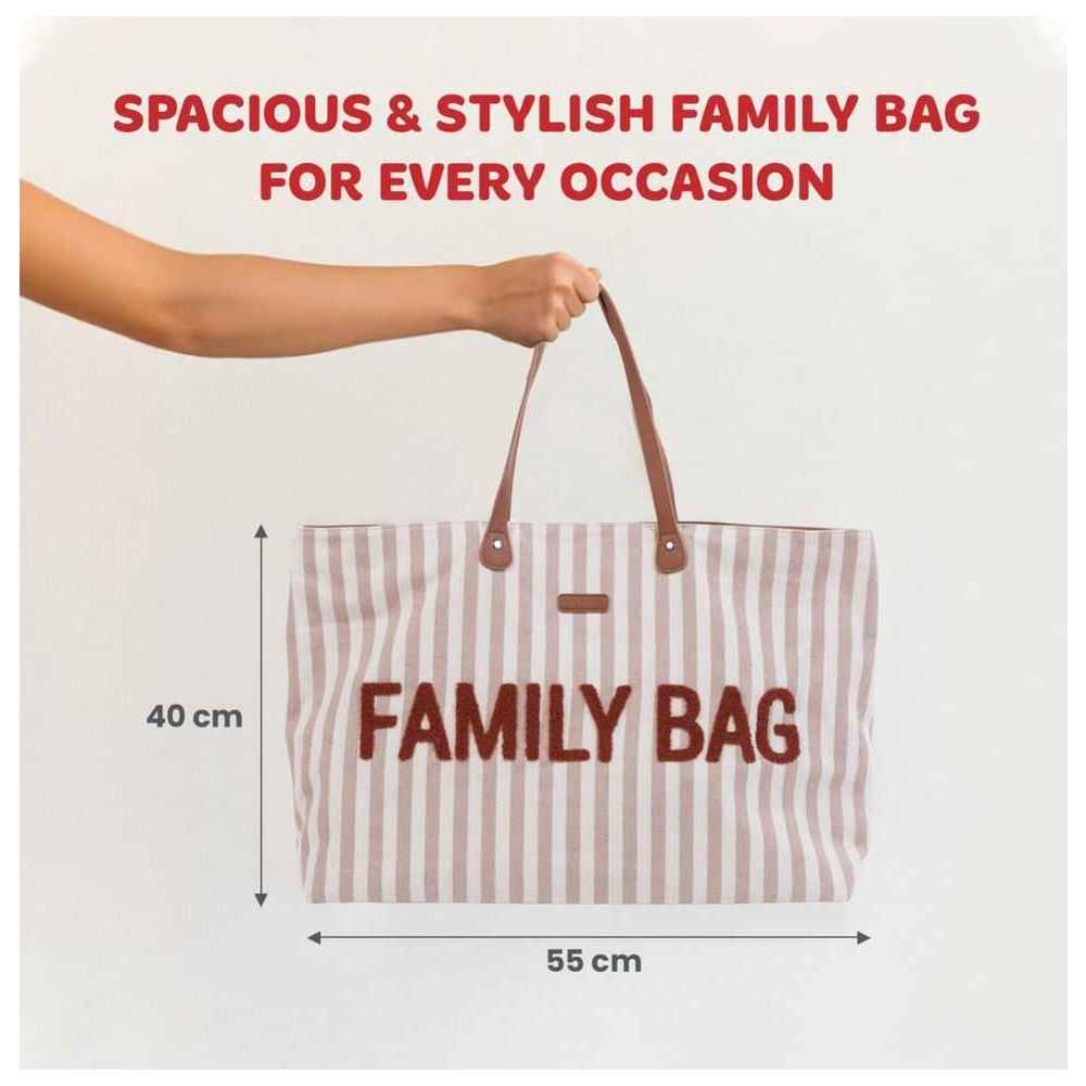 Childhome - Family Bag - Nude/Terracotta