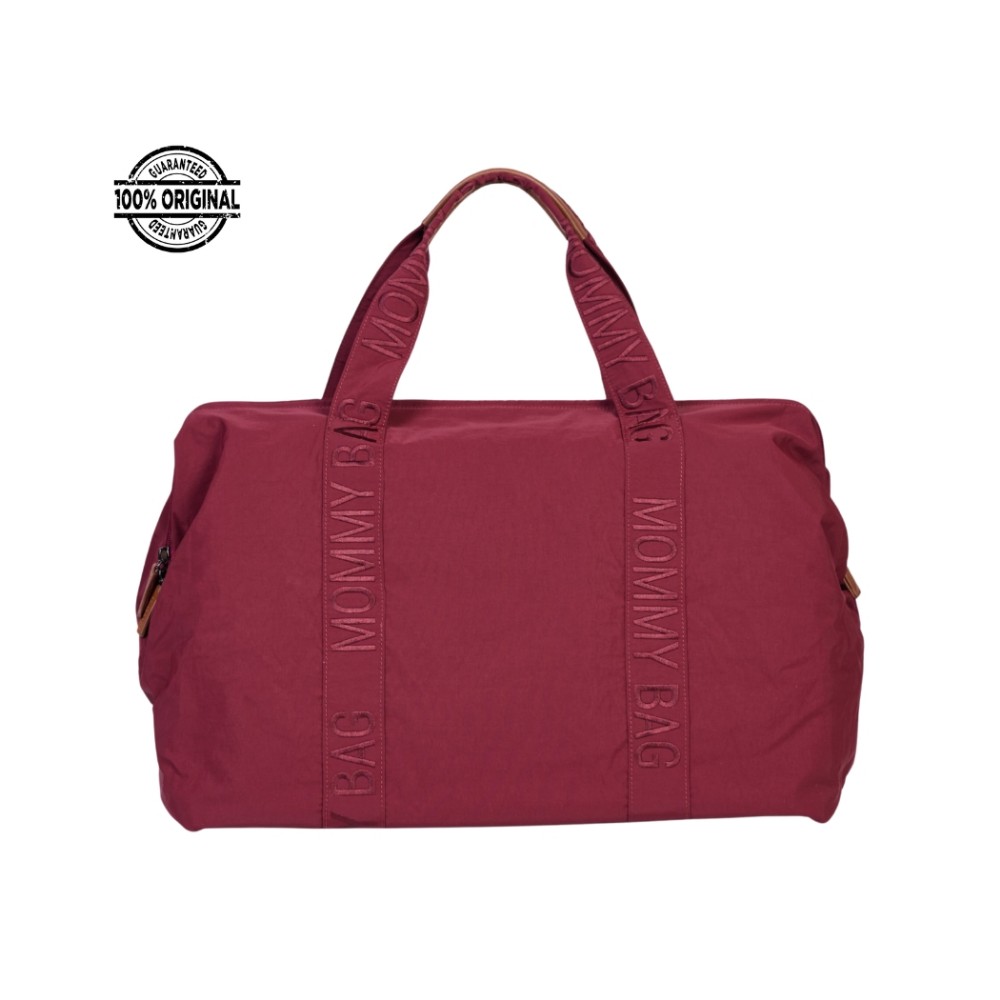 Childhome - Signature Urban Mommy Bag - Burgundy
