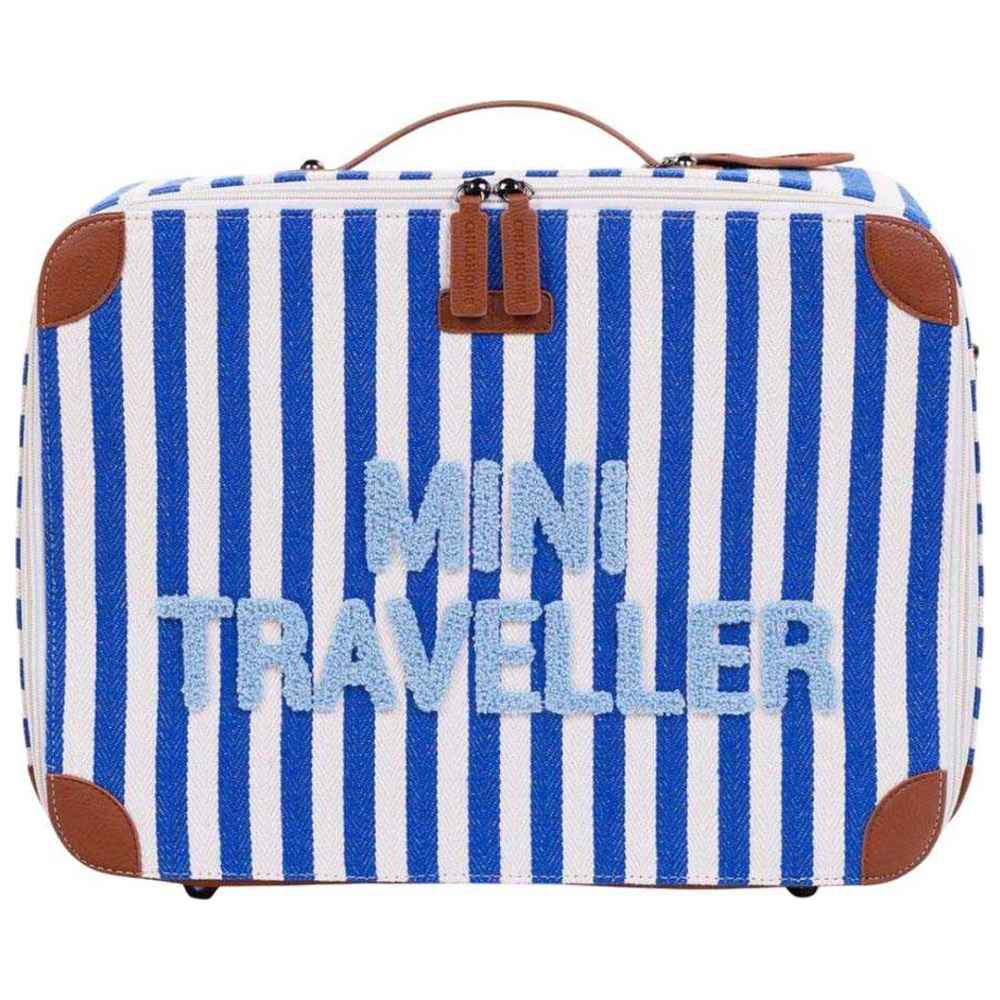 تشايلد هوم - شنطة سفر للأطفال ميني ترافلر - أزرق فاتح مخطط