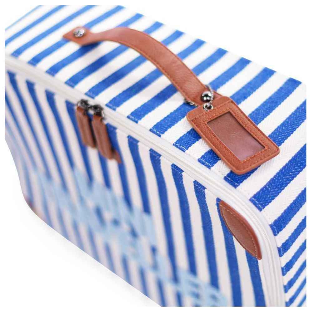 تشايلد هوم - شنطة سفر للأطفال ميني ترافلر - أزرق فاتح مخطط