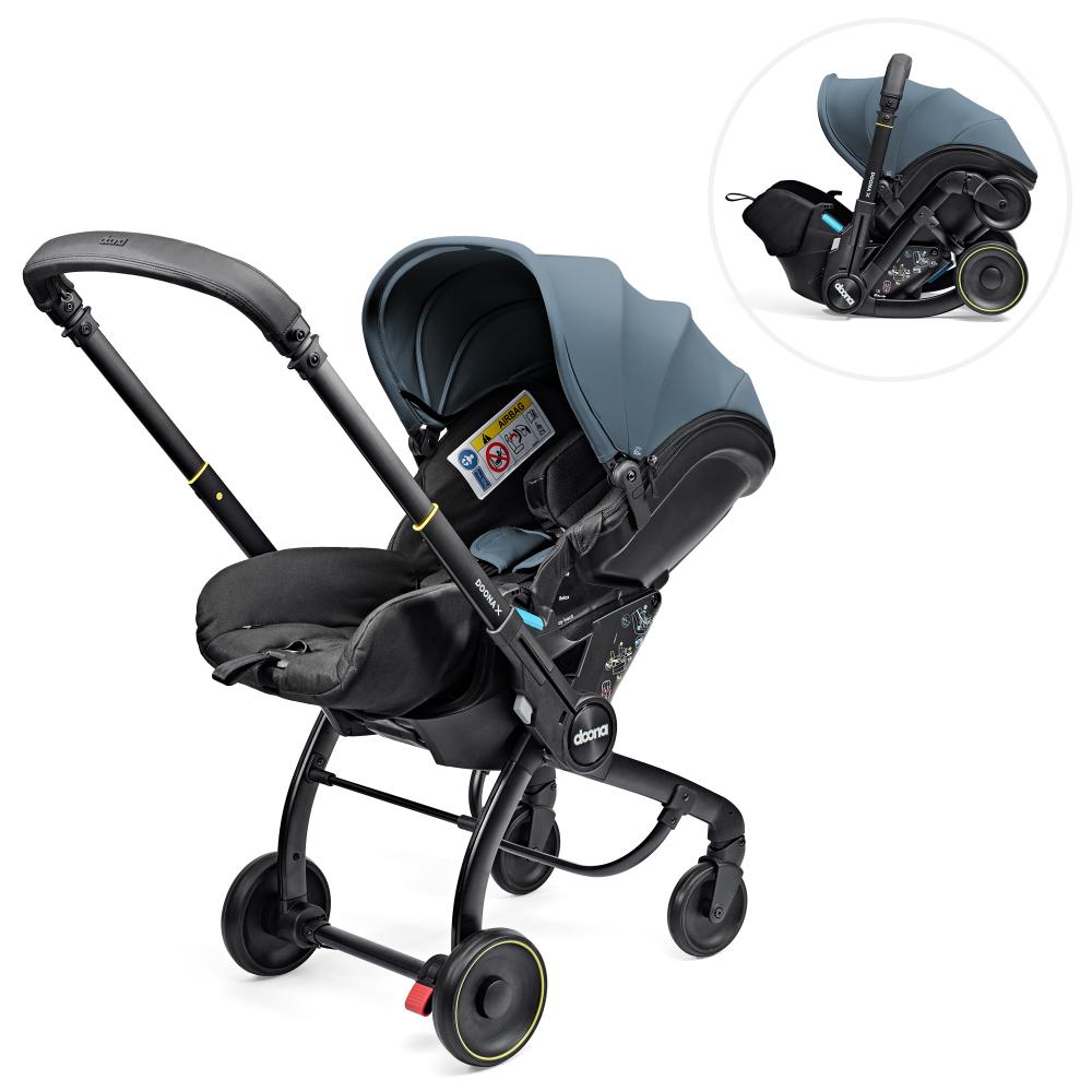 Doona X Infant Car Seat & Stroller - Ocean Blue