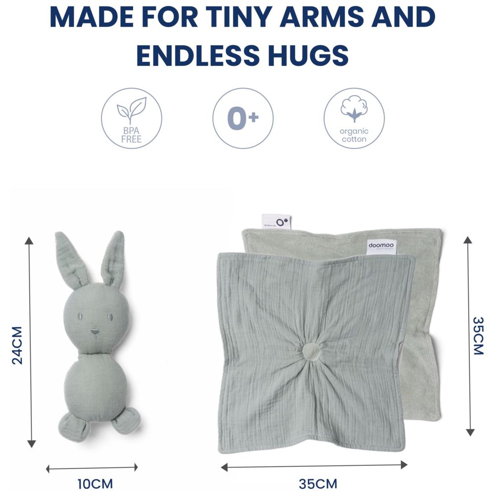 دومو - غطاء لحاف أنت وأنا - أخضر