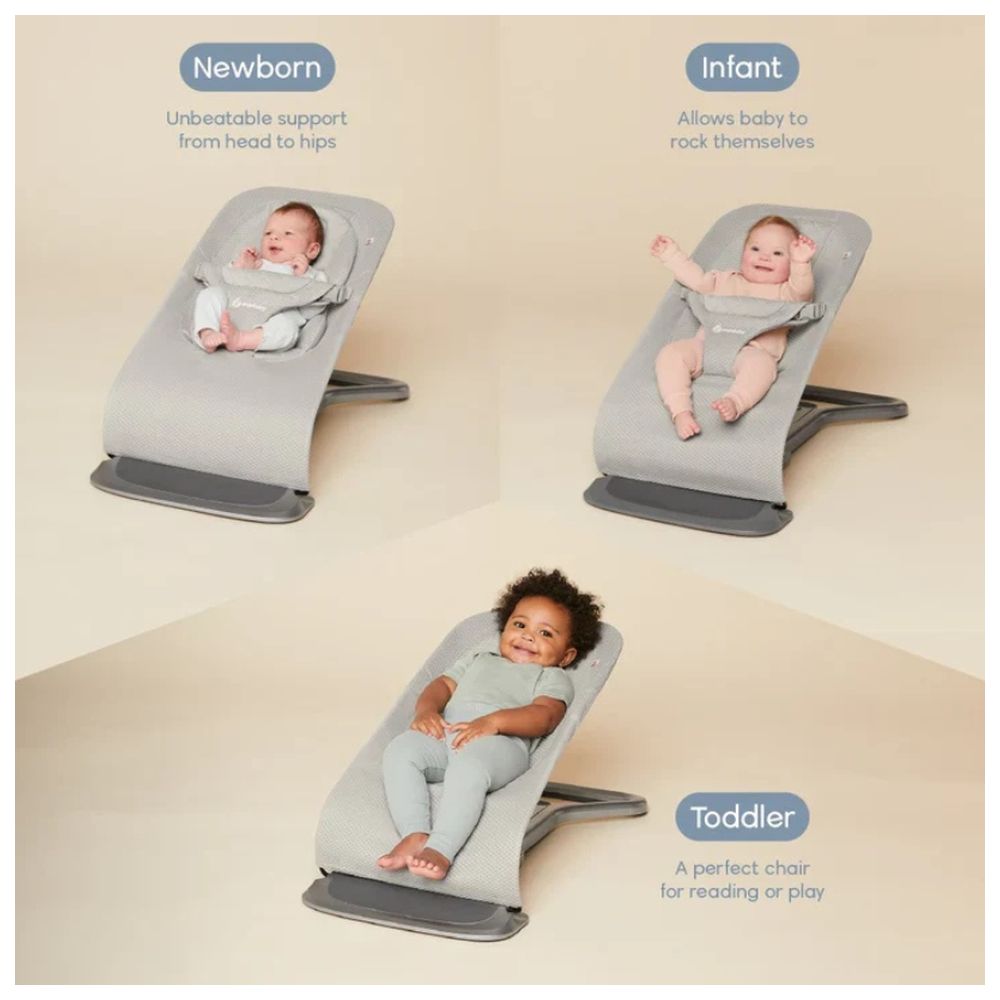 Ergobaby - Evolve 3-In-1 Mesh Bouncer - Light Grey