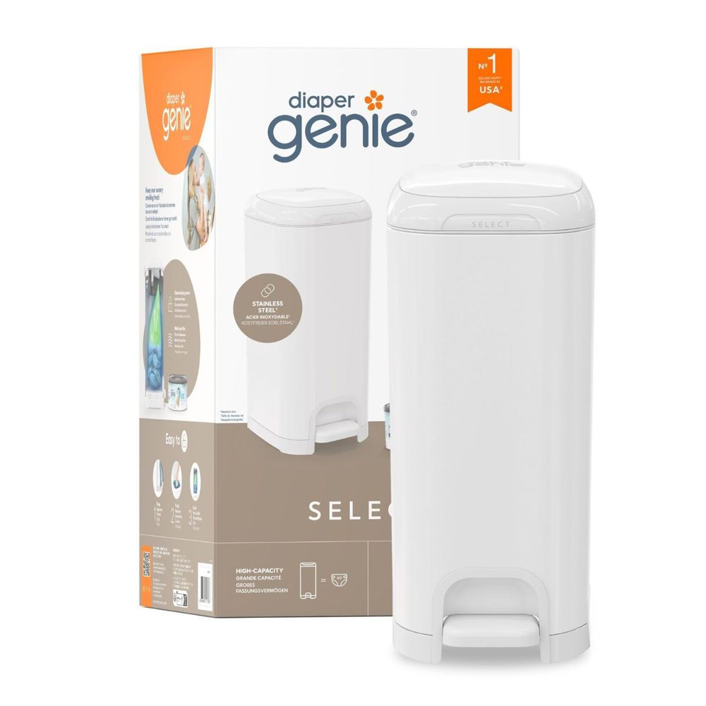 Diaper Genie - Select Stainless Steel Diaper Pail