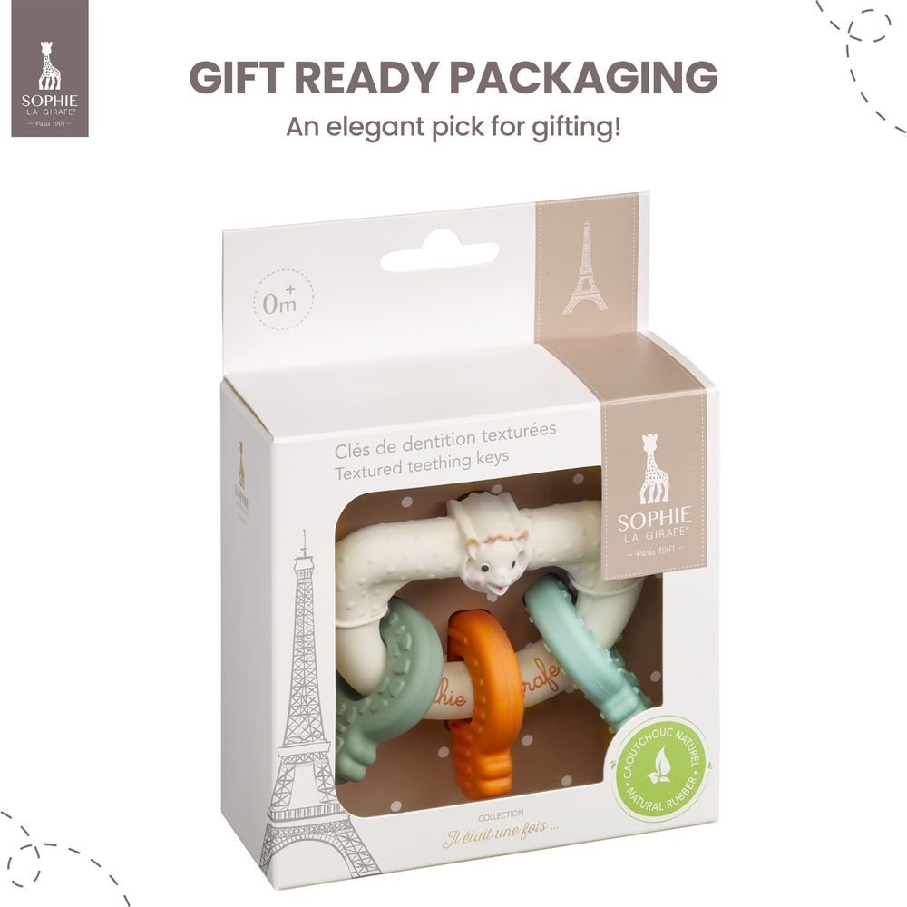 صوفي الزرافة - مفاتيح تسنين محكمة الملمس - إيتاي أون فوا