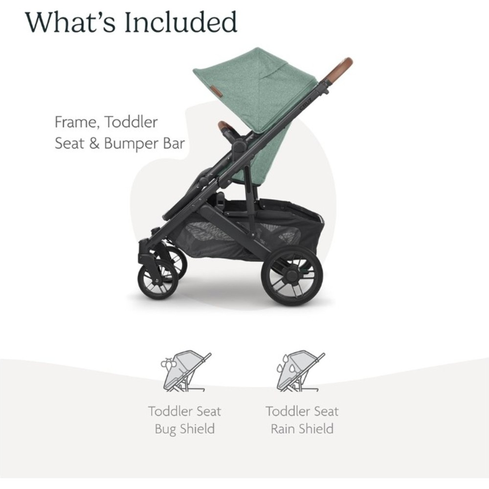 Uppababy - Cruz V2 Stroller - Gwen - Green Melange