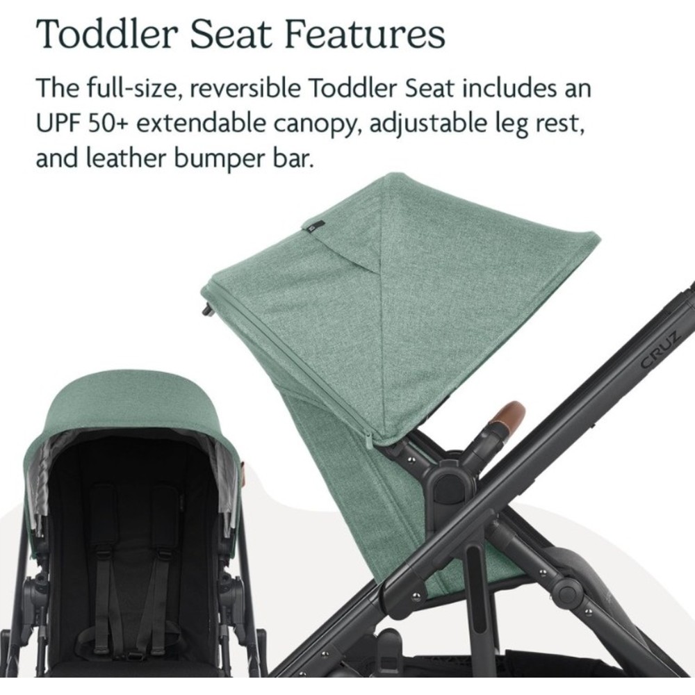 Uppababy - Cruz V2 Stroller - Gwen - Green Melange
