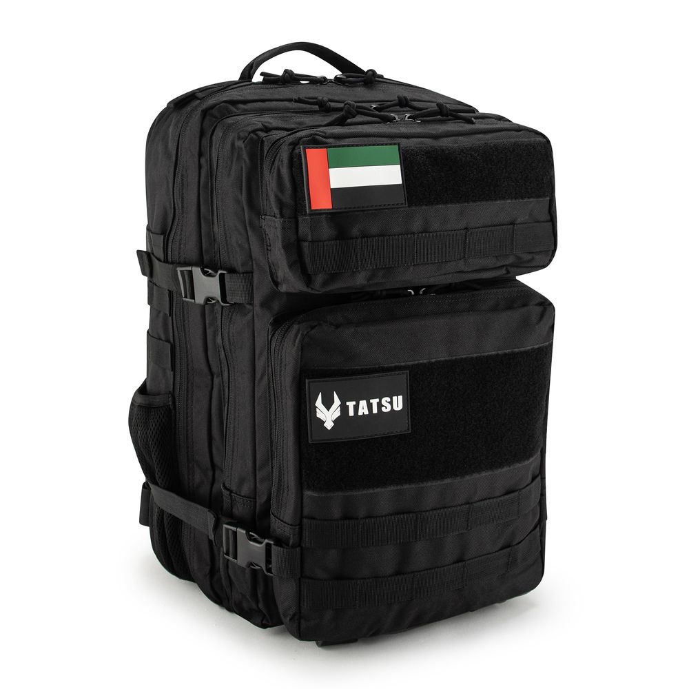 تاتسو دراجون - شنطة ظهر للسفر - أسود - 45 لتر
