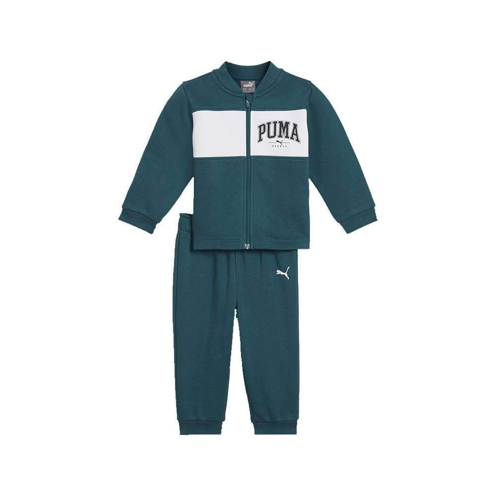 Puma - 2pc-Set - Inf Minicats Squad Jacket & Joggers - Cold Green
