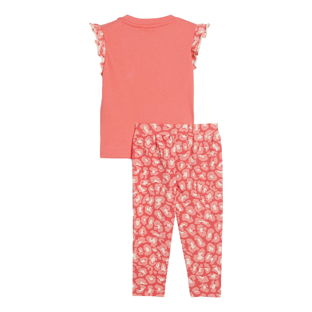 Puma - 2pc-Set - Minicats Ess Tee & Leggings - Peach