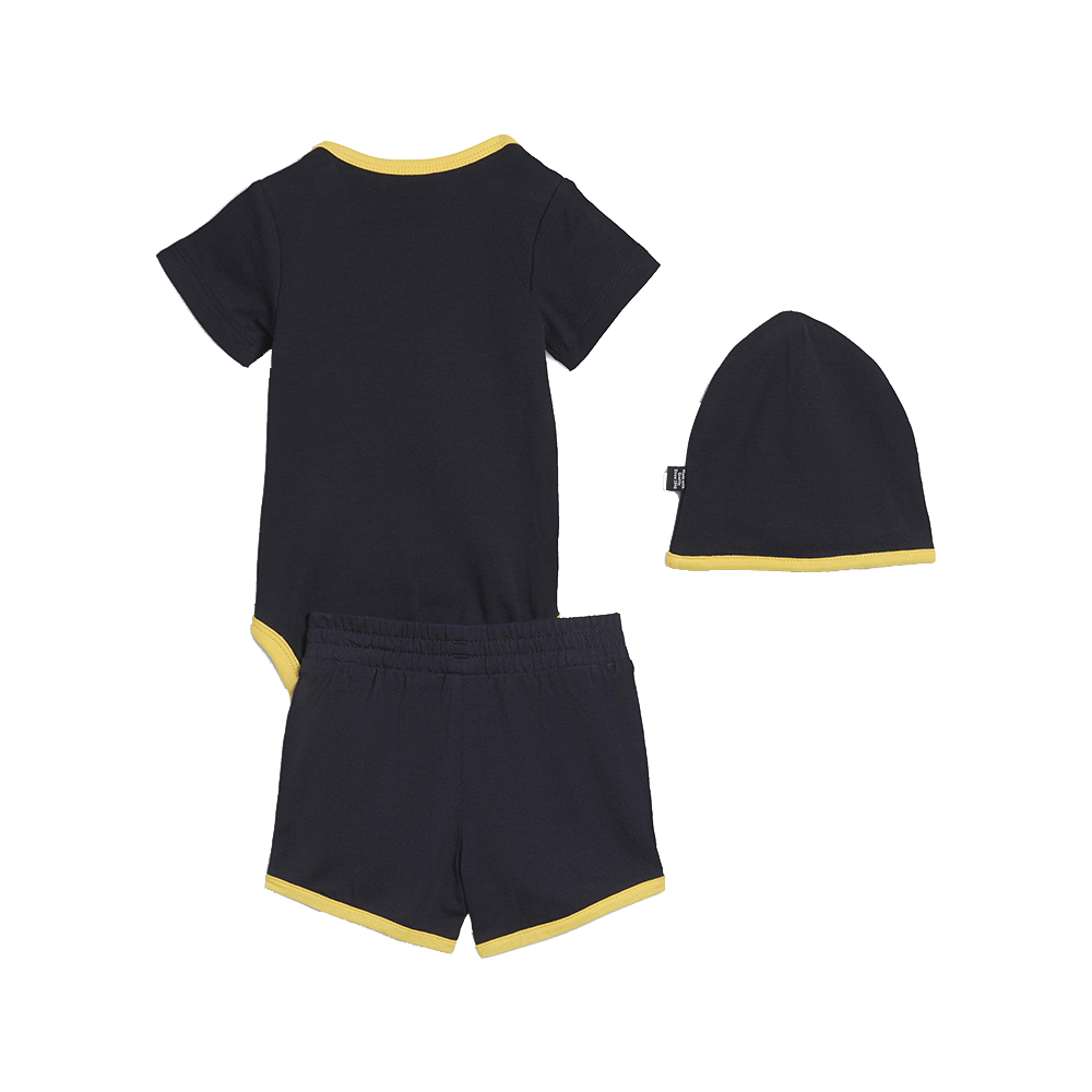Puma - 3pc-Set - Minicats Bodysuit, Shorts & Beanie Cap - Navy