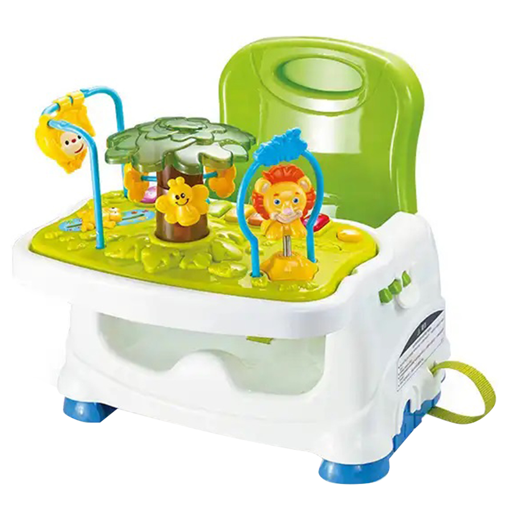 Little Angel Baby Feeding Chair With Booster Seat & Tray - Green