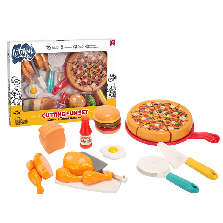 Little Angel Kid's Kitchen Fun Cutting Toy Play Set