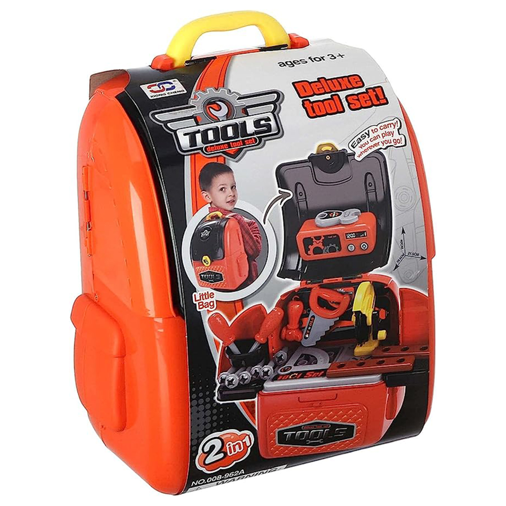 تشونغ تشينغ - مجموعة شنطة أدوات العمل صغيرة ديلوكس 2 في 1