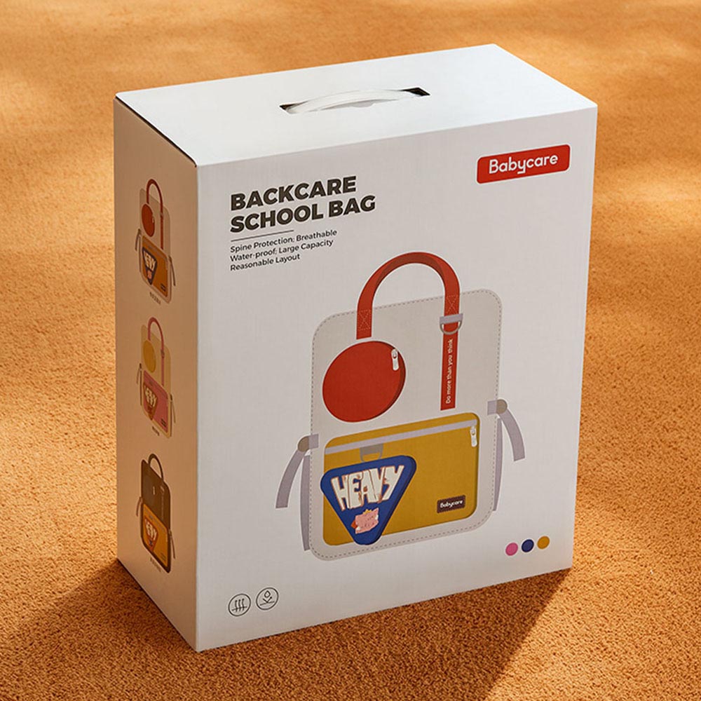 بيبي كير - شنطة ظهر إرجوفيت للأطفال - أبيض - ١٥ إنش/٣٨.٥ سم