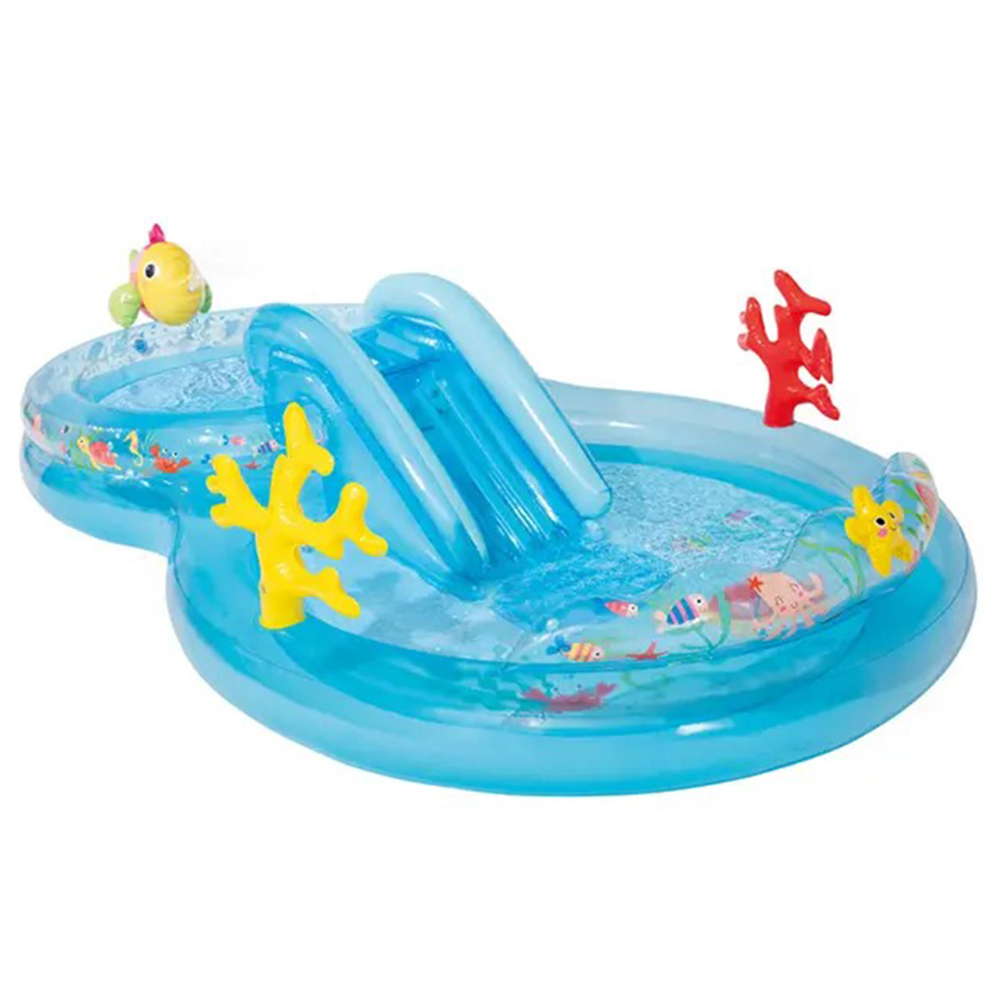 Intex - Under The Sea Play Center Inflatable Swimming Pool - Blue